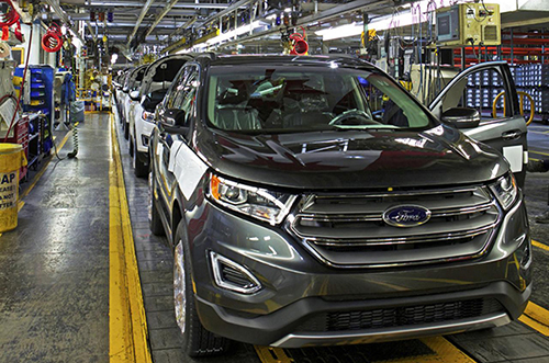 Стартовало производство Ford Edge на заводе в городе Оквилле (Канада)